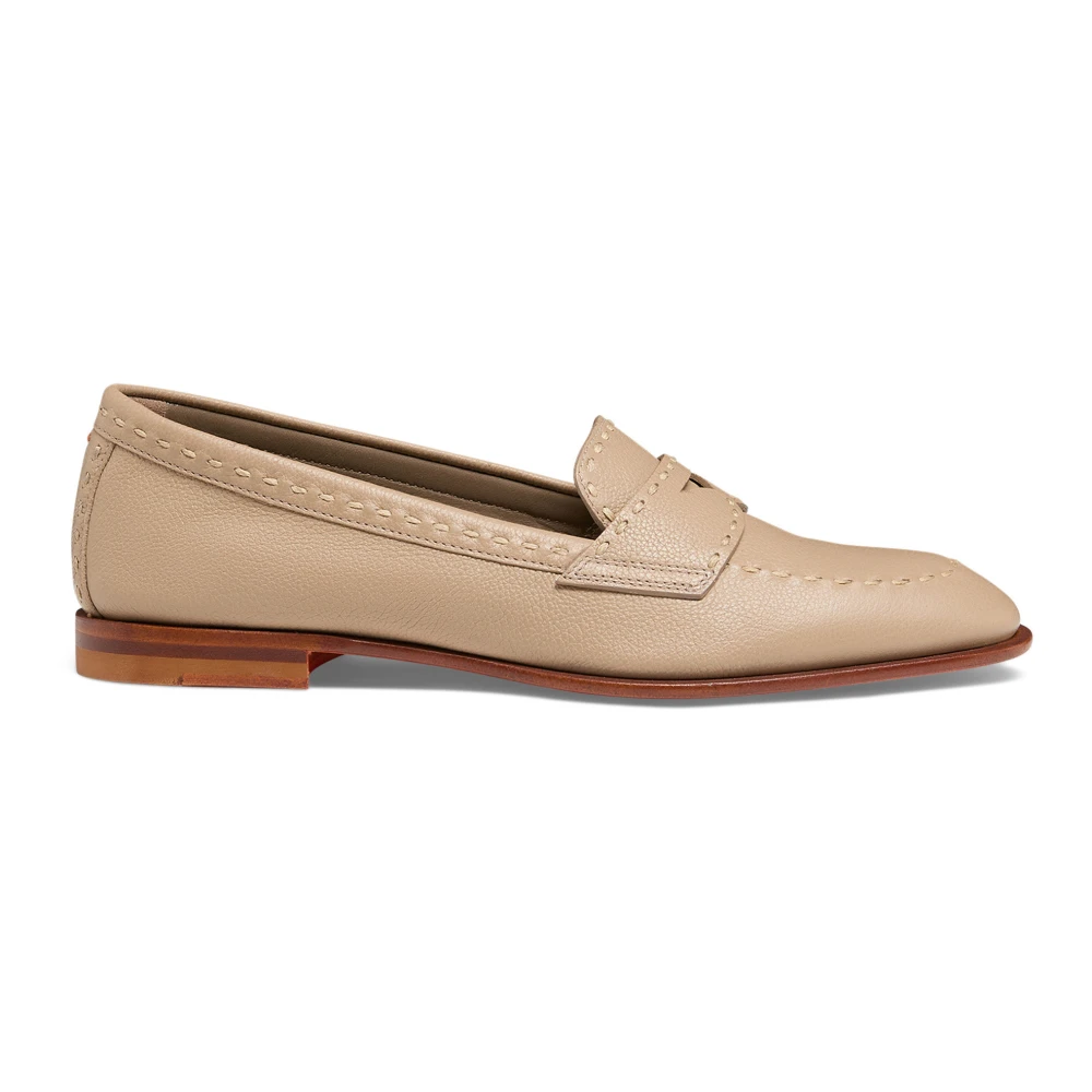 Santoni Mujer Beige Zapatos, Talla: 38 1/2 Eu