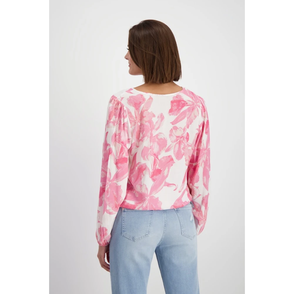 monari Bloemen Blouse Pink Dames