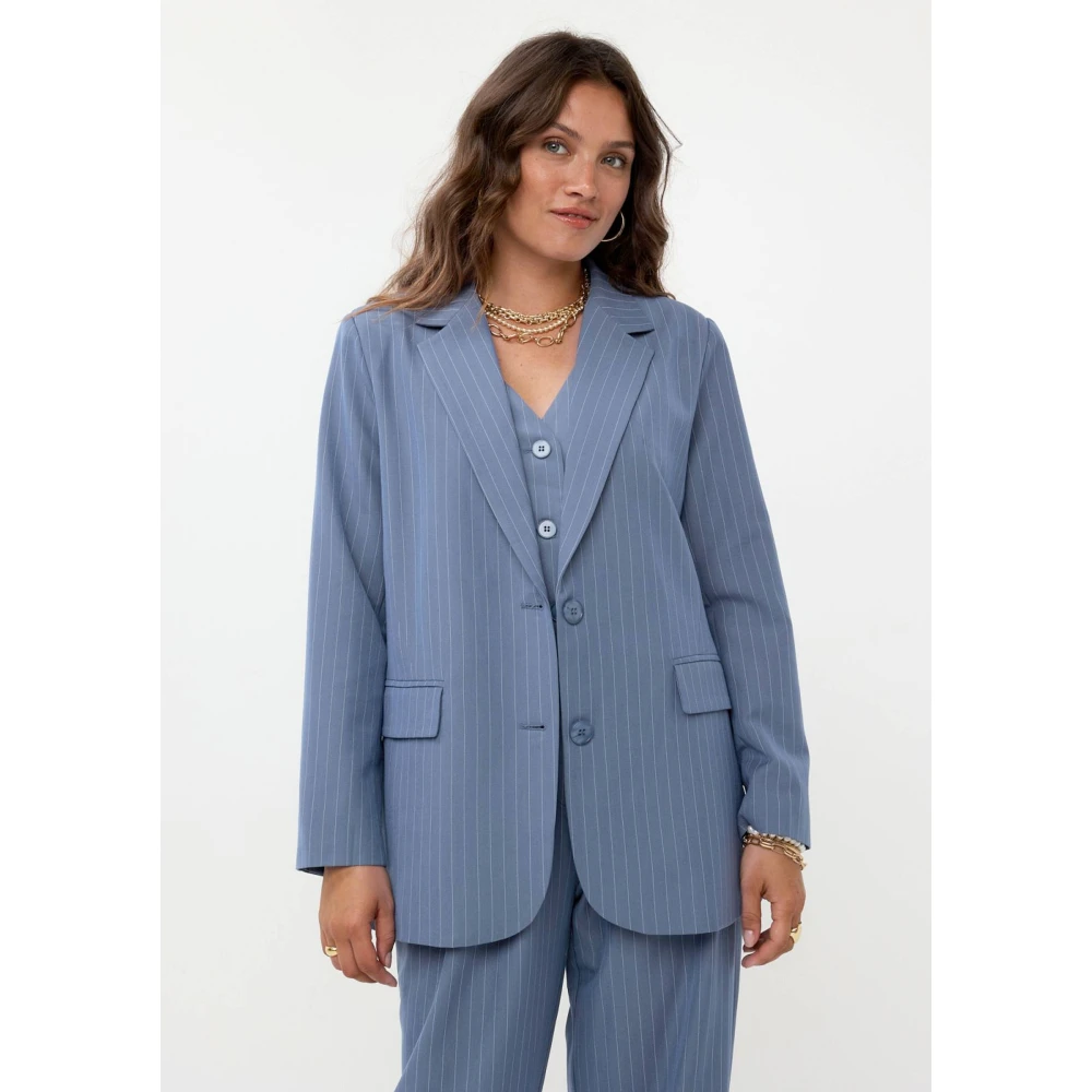 Ydence Elegante Elody Blazer Blue Dames