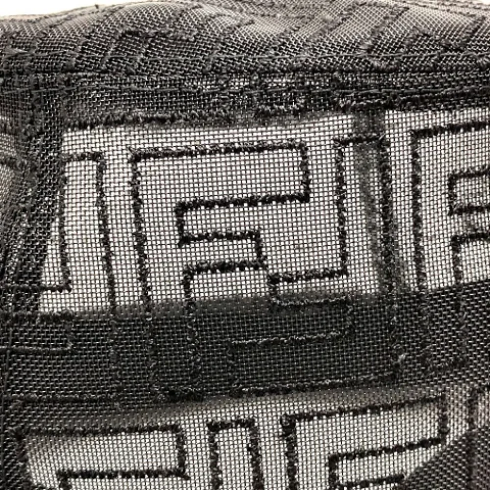 Fendi Vintage Pre-owned Nylon hats Black Dames