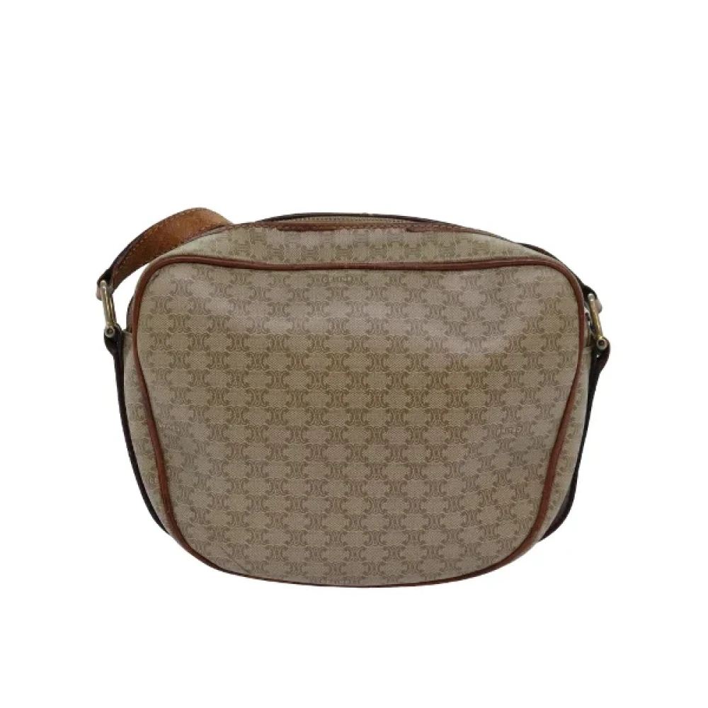 Celine Vintage Pre-owned Canvas celine-bags Beige Dames