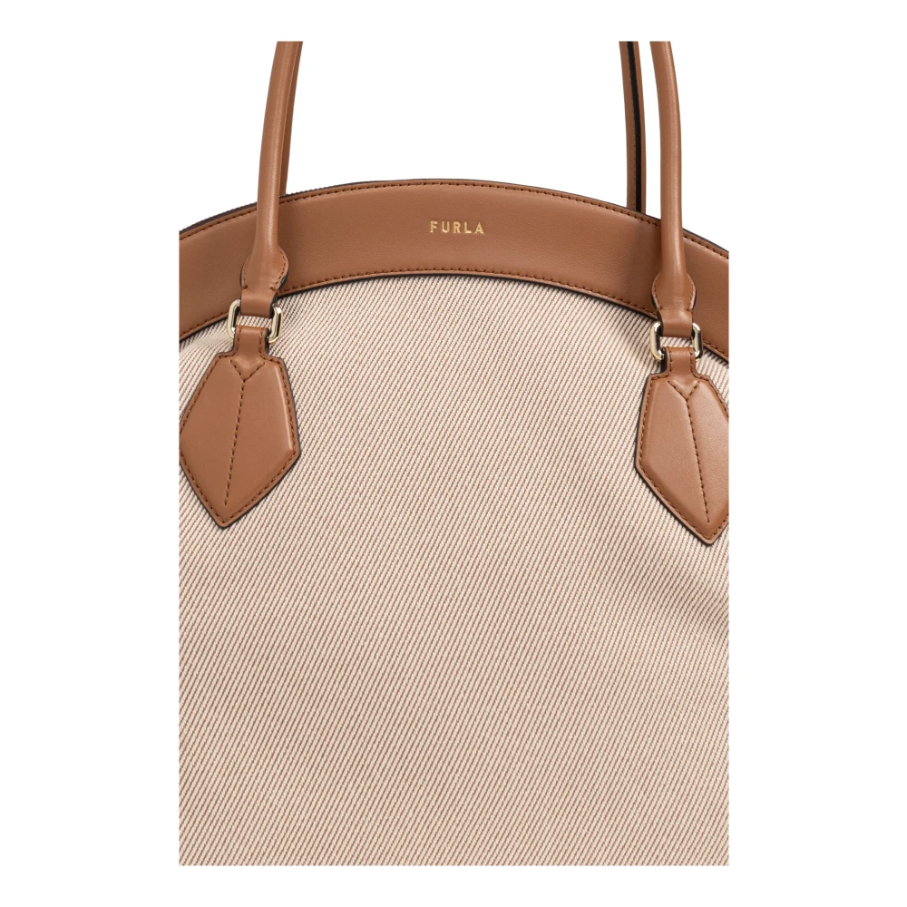 Furla Tas 'Erica XL' Beige Dames
