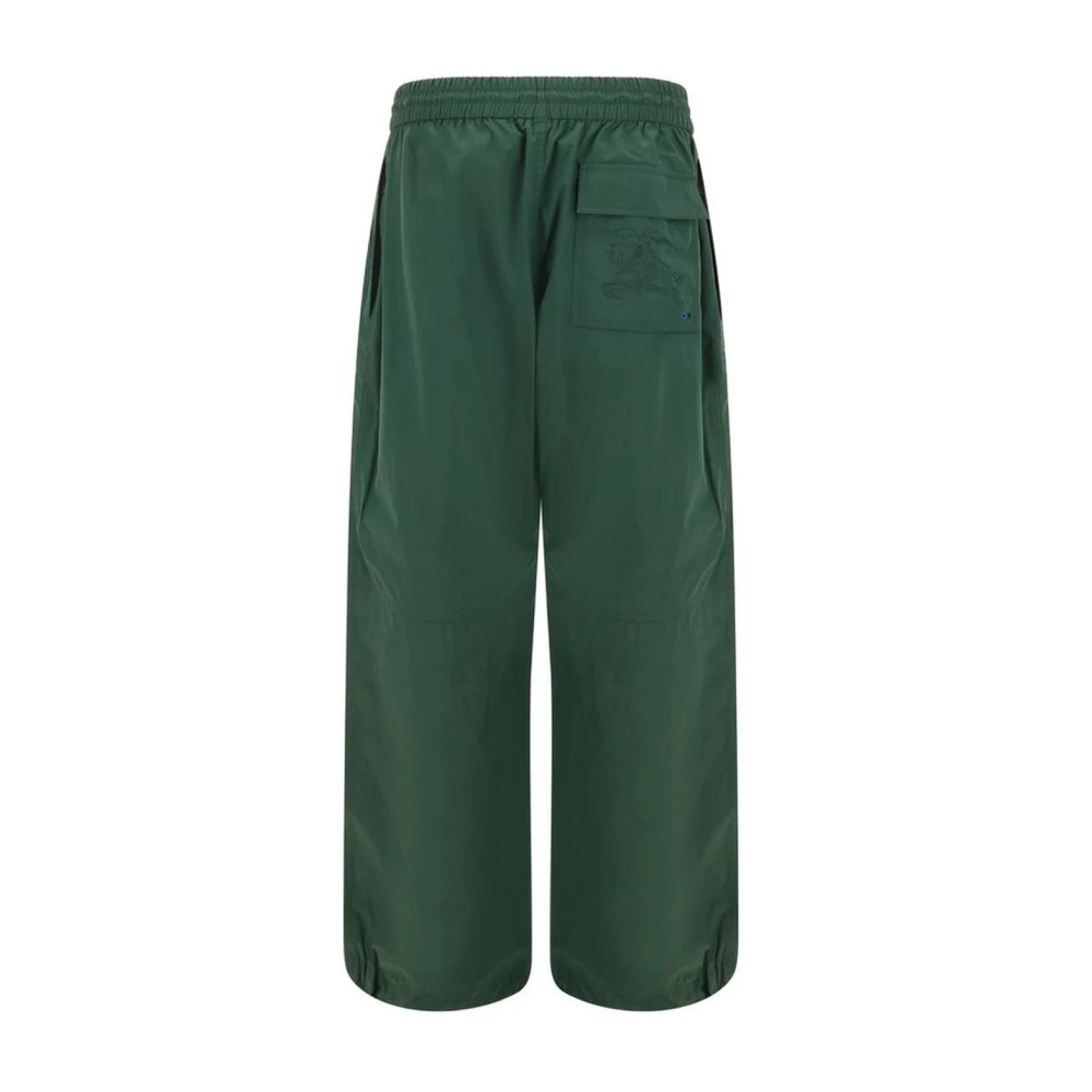 Burberry Broek met trekkoord en ritszakken Green Heren