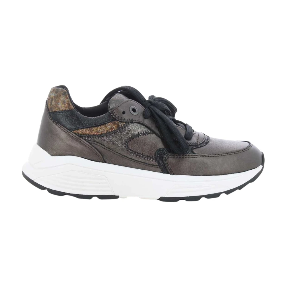 Xsensible Bronzen Modieuze Sneakers voor Vrouwen Gray Dames