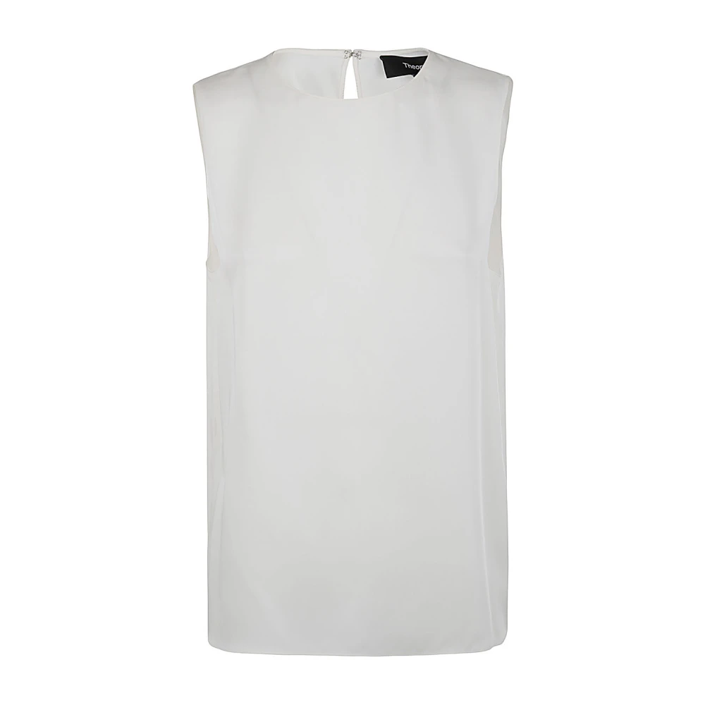 Theory Ivory Straight Top White Dames