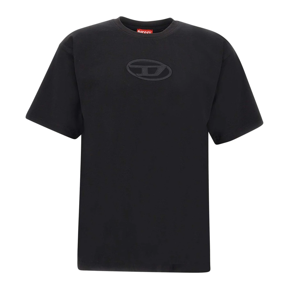 Diesel Zwarte T-shirts en Polos voor Mannen Black Heren