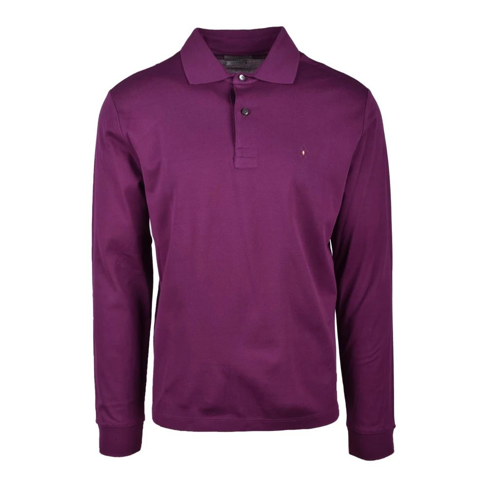 Ballantyne Katoenen Polo Shirt Purple Heren