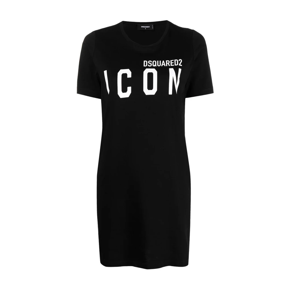 Dsquared2 Women's Black Short Dresses, S, Abito