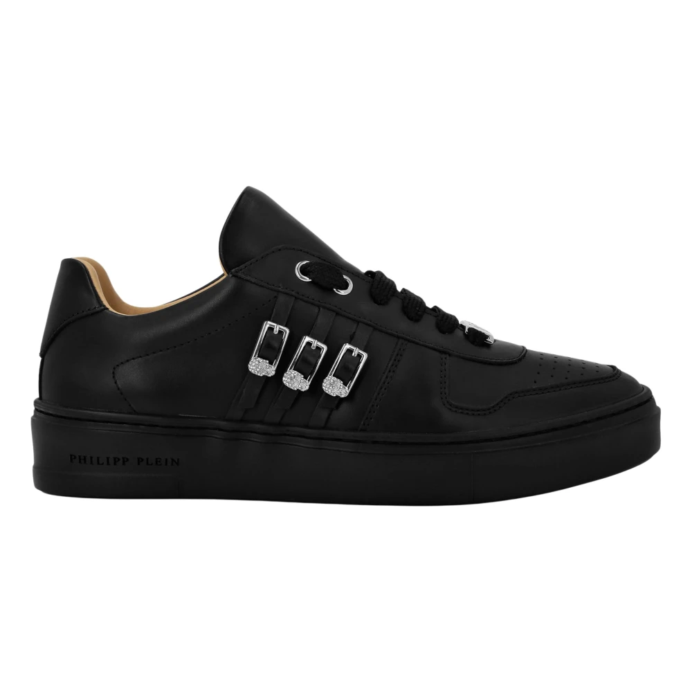 Philipp Plein Lo-Top Sneakers Skull Dames Schoenen Zwart