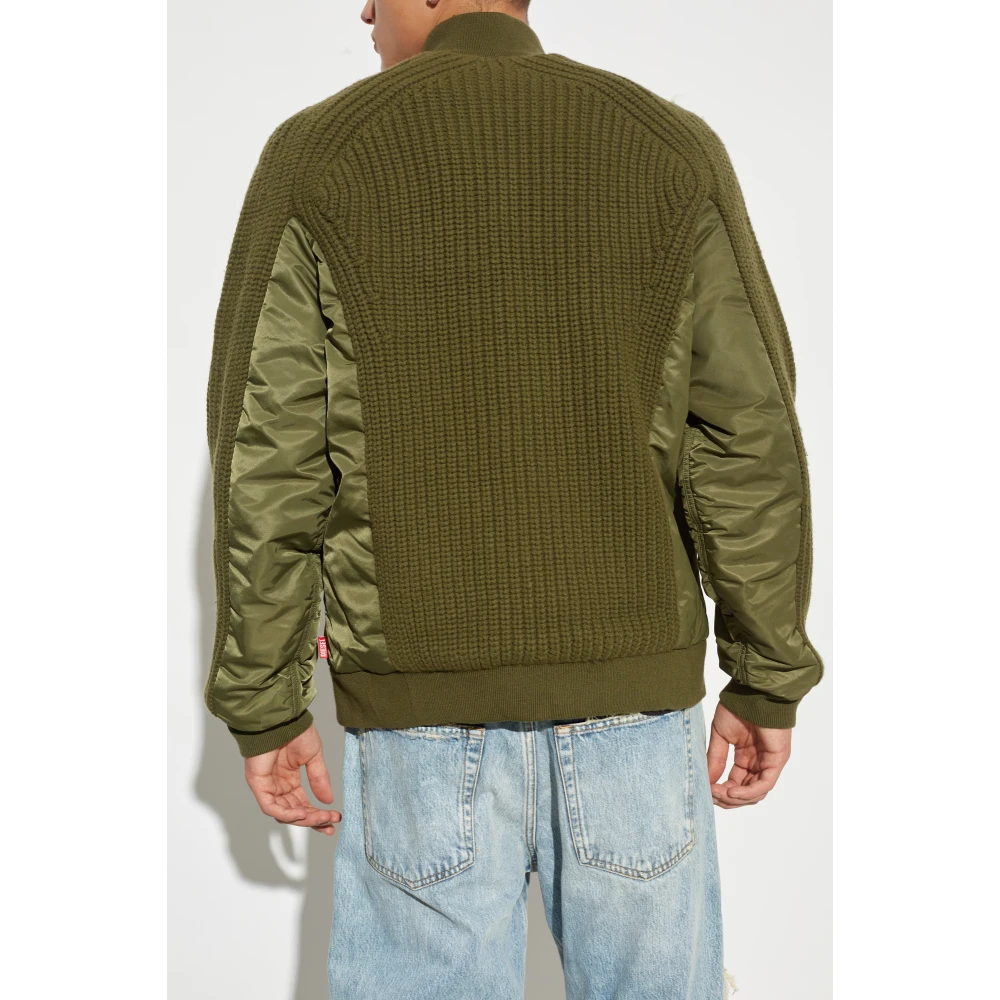 Diesel Cardigan K-Arre Green Heren