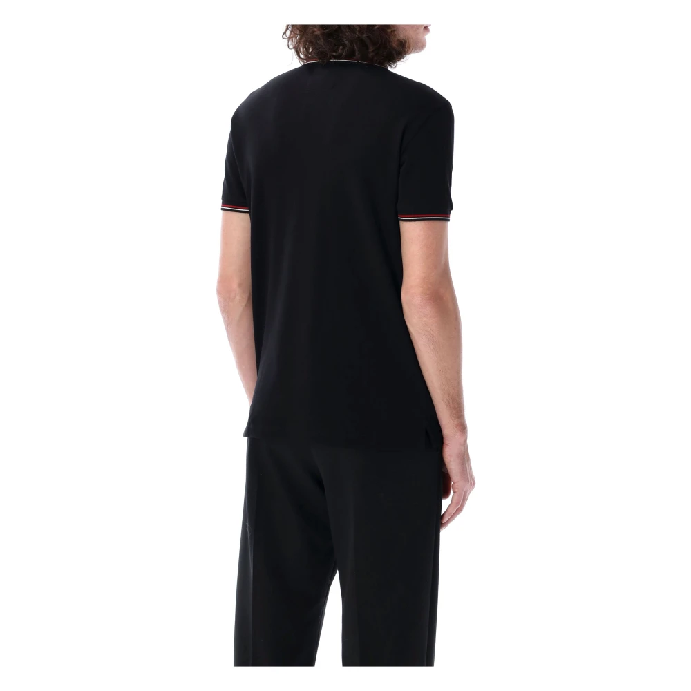 Emporio Armani Klassiek Poloshirt voor Mannen Black Heren