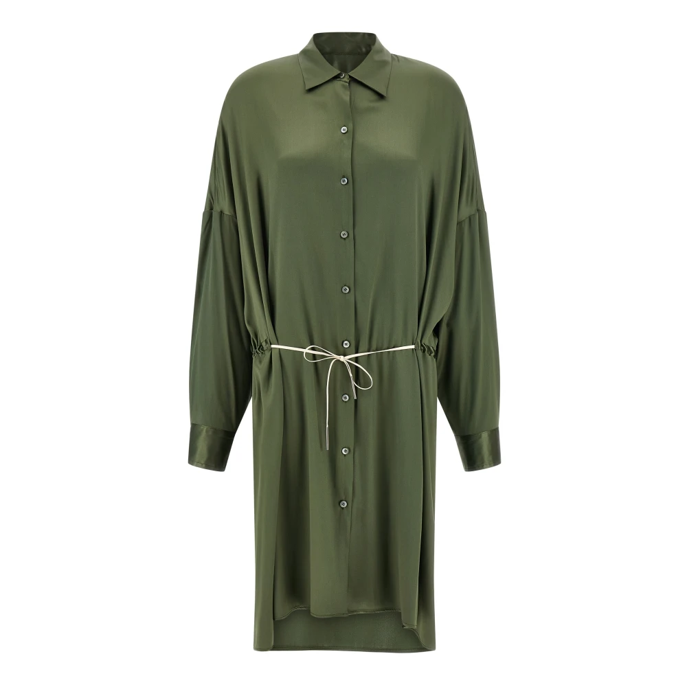 Dries Van Noten Green Dinidia Dress - Female - Shirt Dresses - M - Dresses