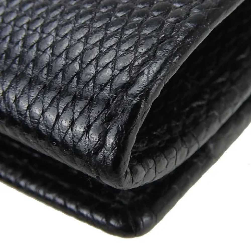 Salvatore Ferragamo Pre-owned Leather wallets Black Dames