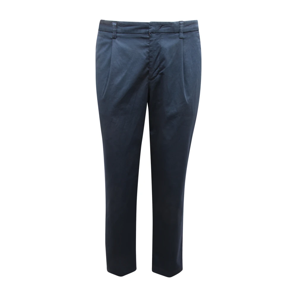 Entre Amis Men's Blue Cropped Trousers, W40, Tk America Con Pinces Corto Trousers