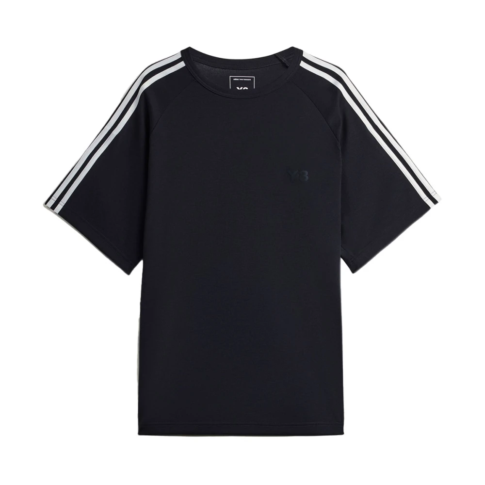Y-3 Unisex Nero T-Shirt Logo - Immagine 3