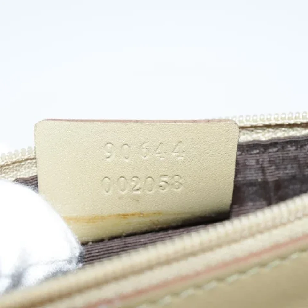 Gucci Vintage Pre-owned Canvas gucci-bags Beige Dames