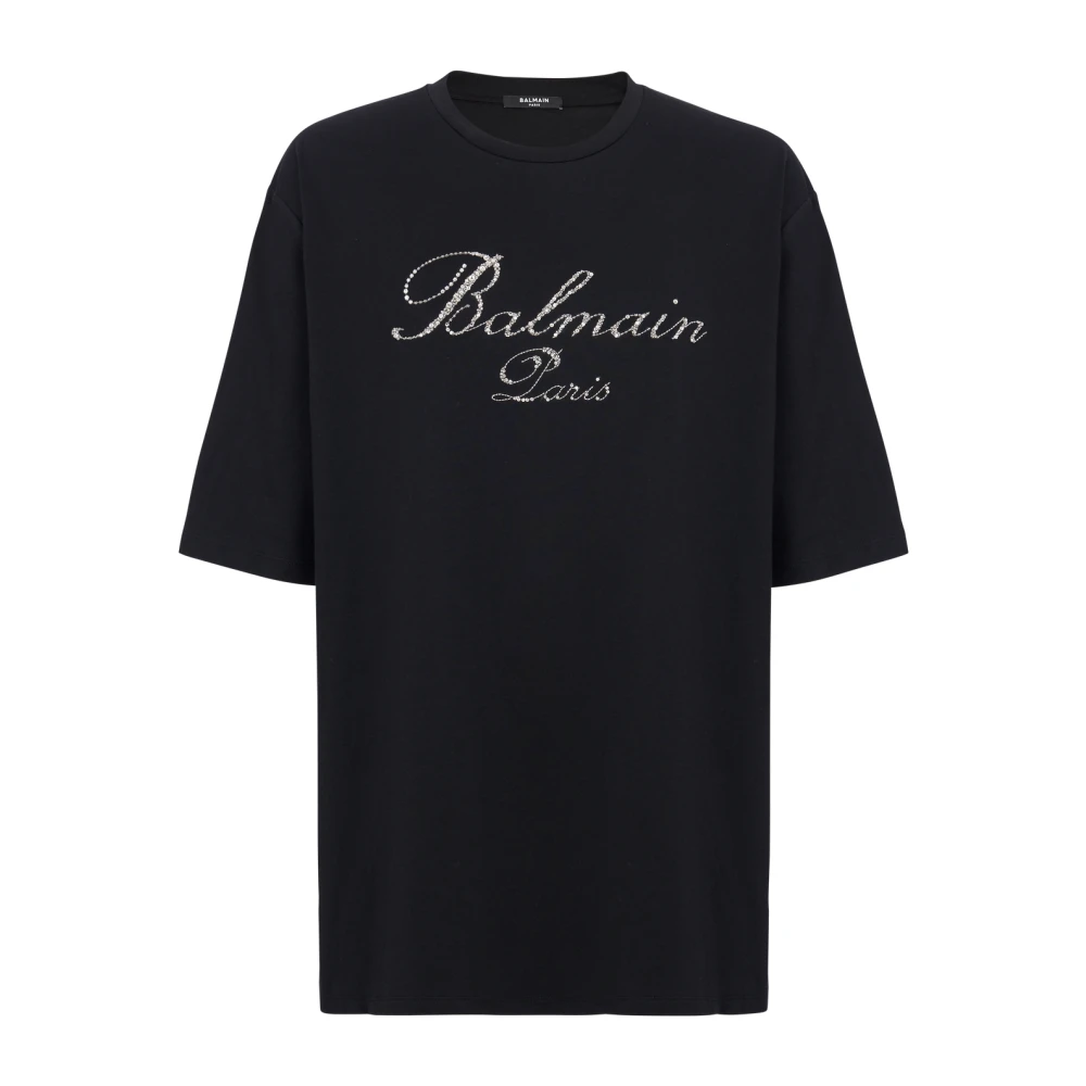 Balmain - Tops > T-Shirts - Black - Balmain - Modalova