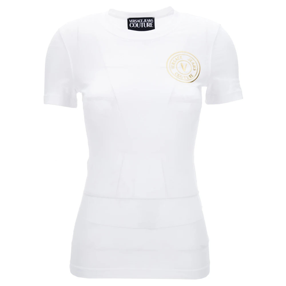 Versace Jeans Couture Women's White T-Shirts, Xs, T-Shirts And Polos