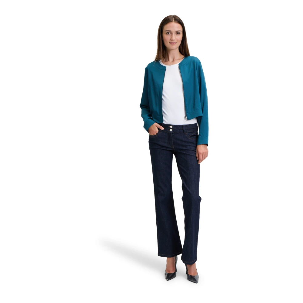 Betty Barclay Casual Jack Langarm Blue Dames