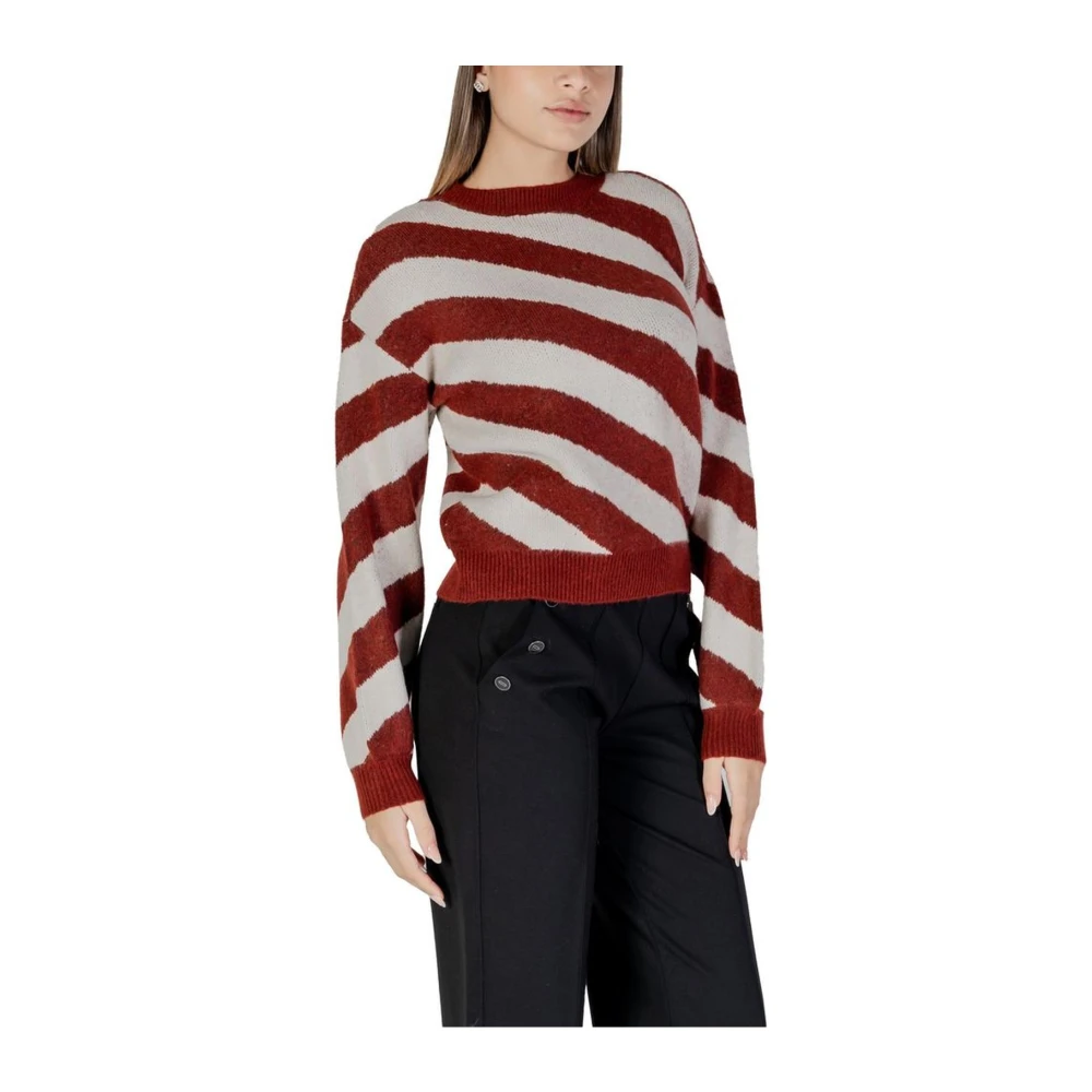 Vero Moda Gebreide Trui Mix Herfst Winter Red Dames