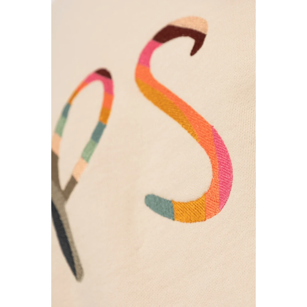 PS By Paul Smith Sweatshirt met logo Beige Dames