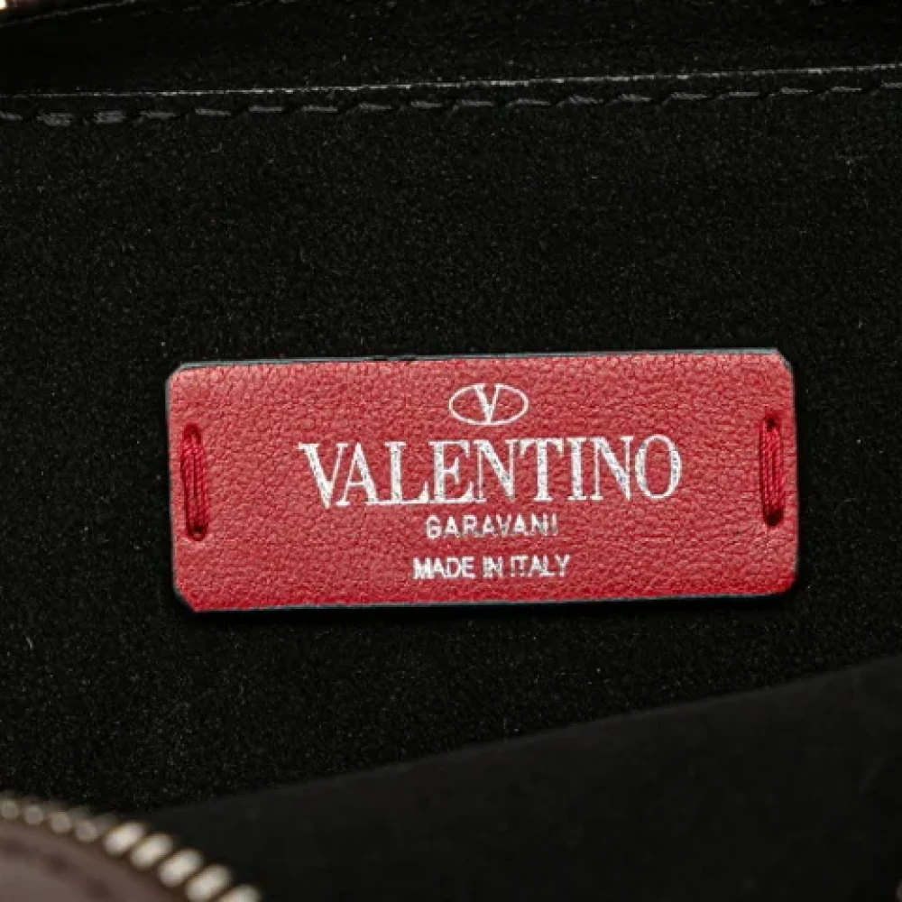 Valentino Vintage Pre-owned Leather shoulder-bags Brown Dames
