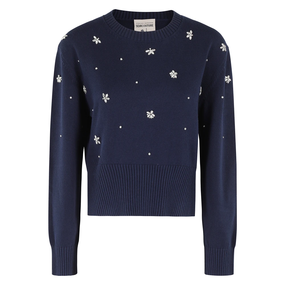 Semicouture Elegante Vanda Jurk voor Vrouwen Blue Dames