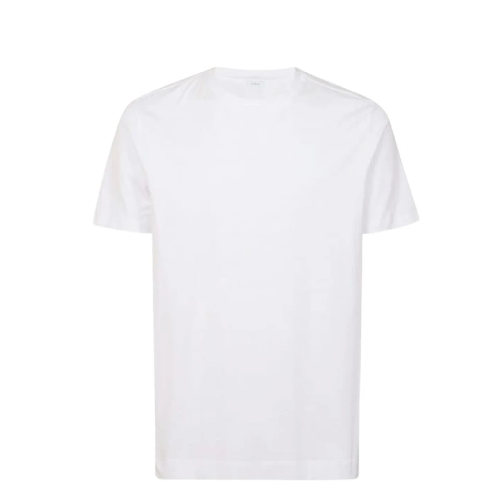 Malo Witte Katoenen T-shirt White Heren