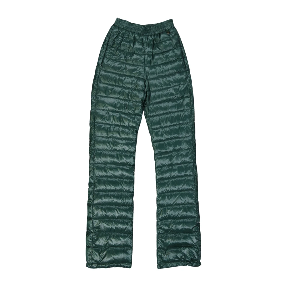 Herno Green Down Trousers - Female - Trousers - S - Sport