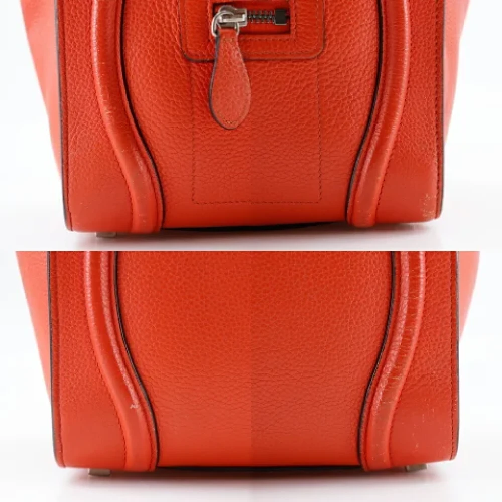 Celine Vintage Pre-owned Leather celine-bags Red Dames