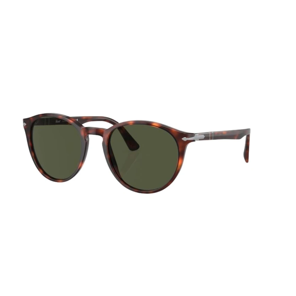 Persol Unisex Brown Elegant Sunglasses In High-Quality Acetate