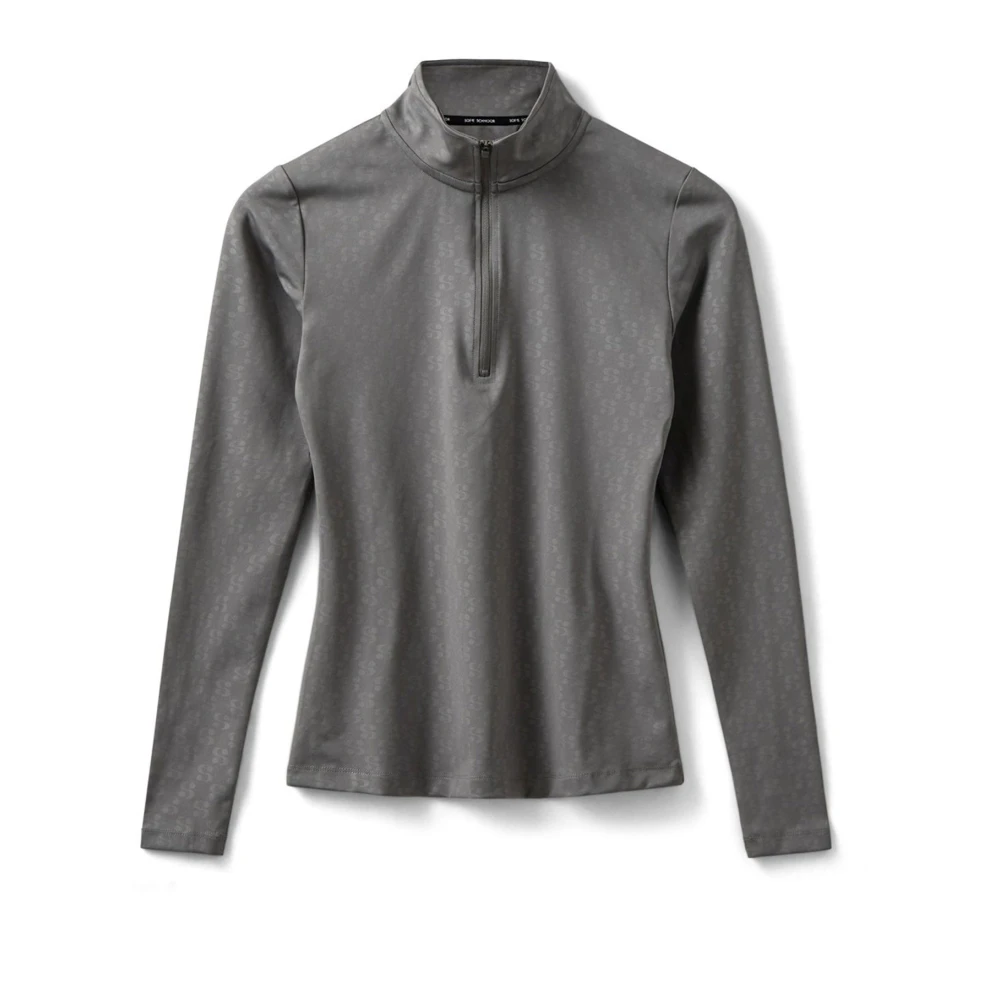 Sofie Schnoor Kvinno Grå Toppar Dam, Xl, Long Sleeve Tops