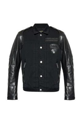 Ducati Läder & Canvas Truckerjacka