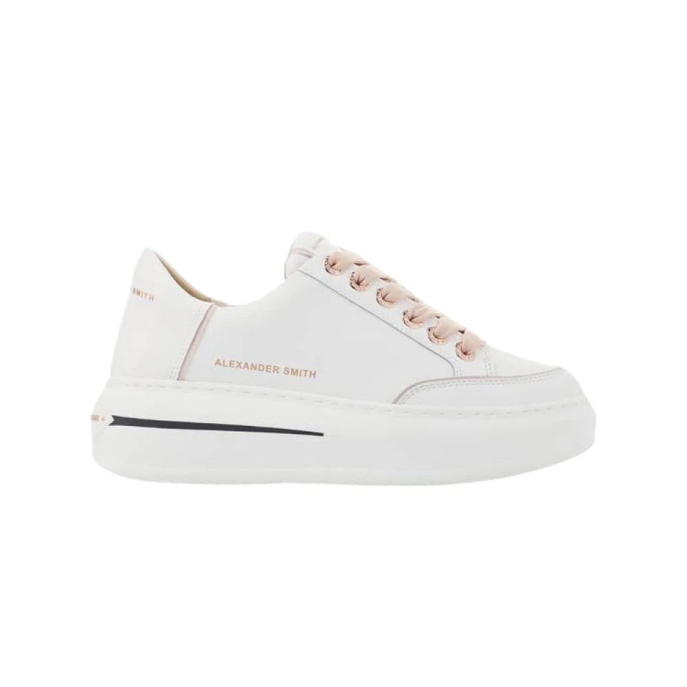 Alexander Smith Stijlvolle Sneakers voor Mannen en Vrouwen Dames Schoenen Wit