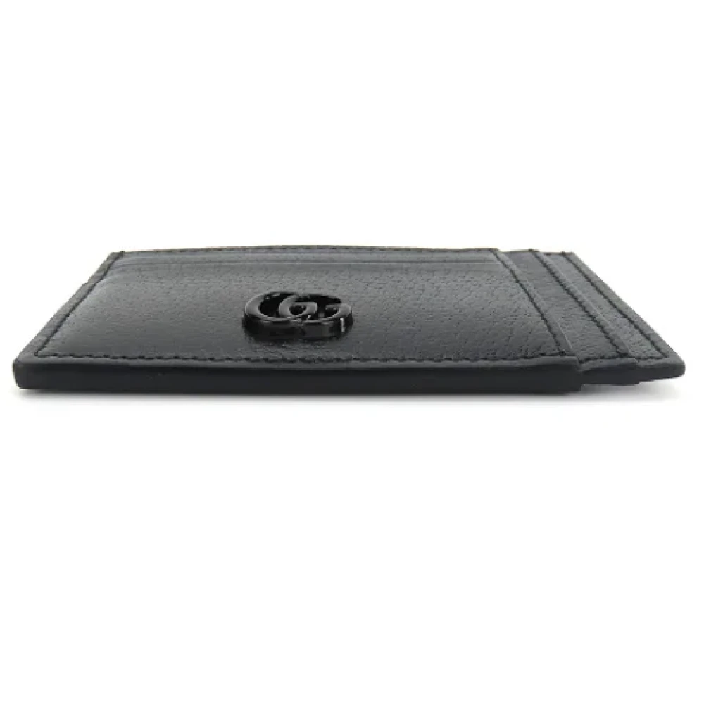 Gucci Vintage Pre-owned Leather wallets Black Dames
