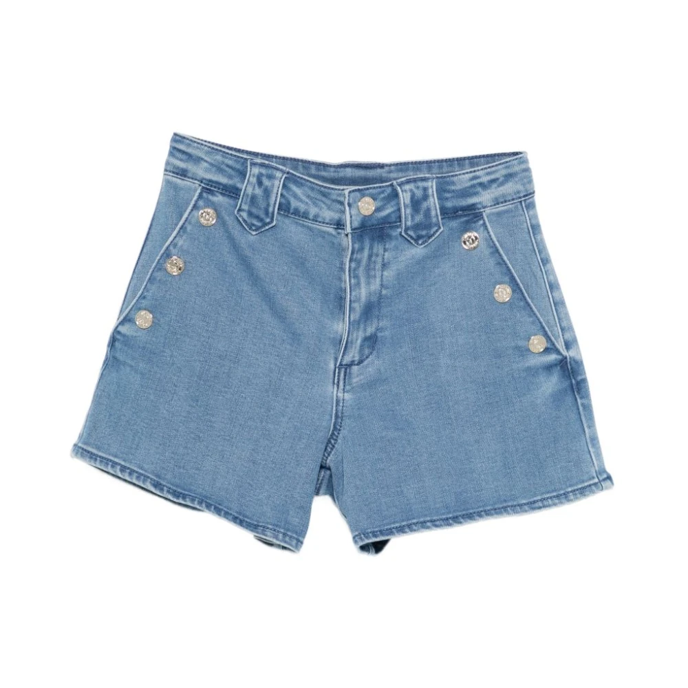 Twinset Unisex Kids Blue Shorts, 16 Y, Twin-Set Shorts