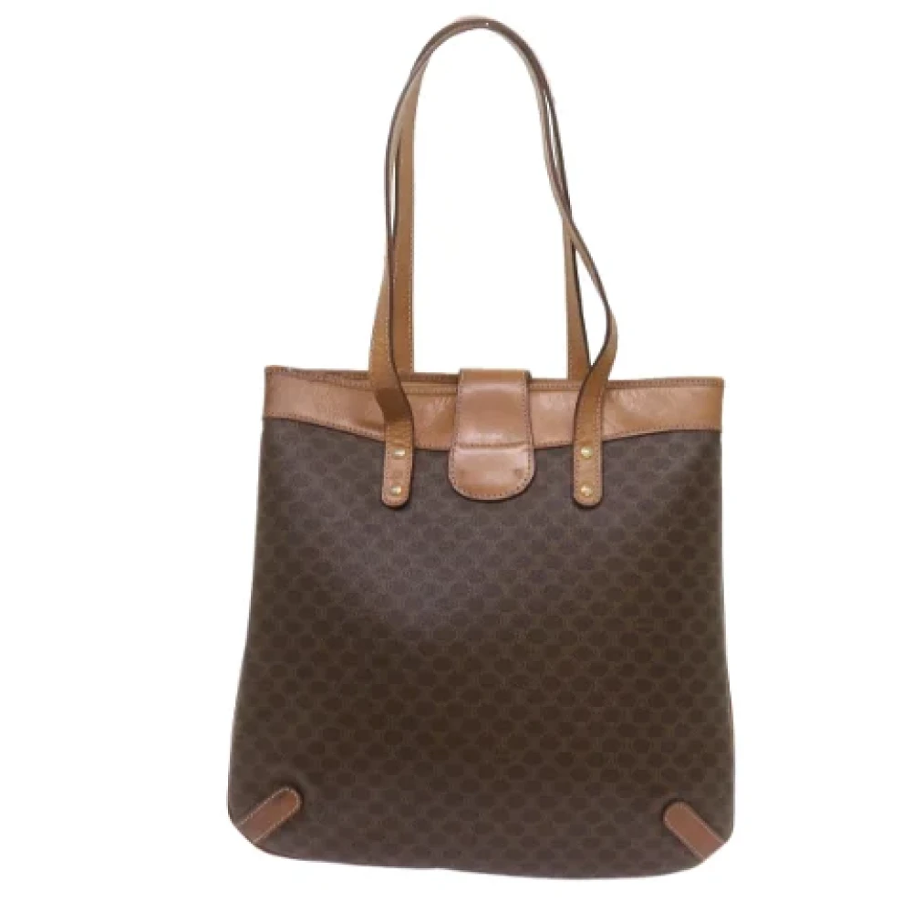 Celine Vintage Pre-owned Leather totes Brown Dames