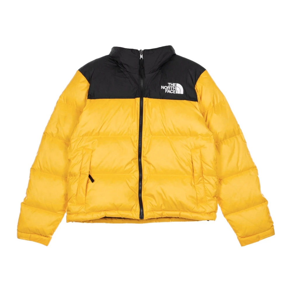 The North Face Retro Nuptse Gouden Donsjack Yellow Dames