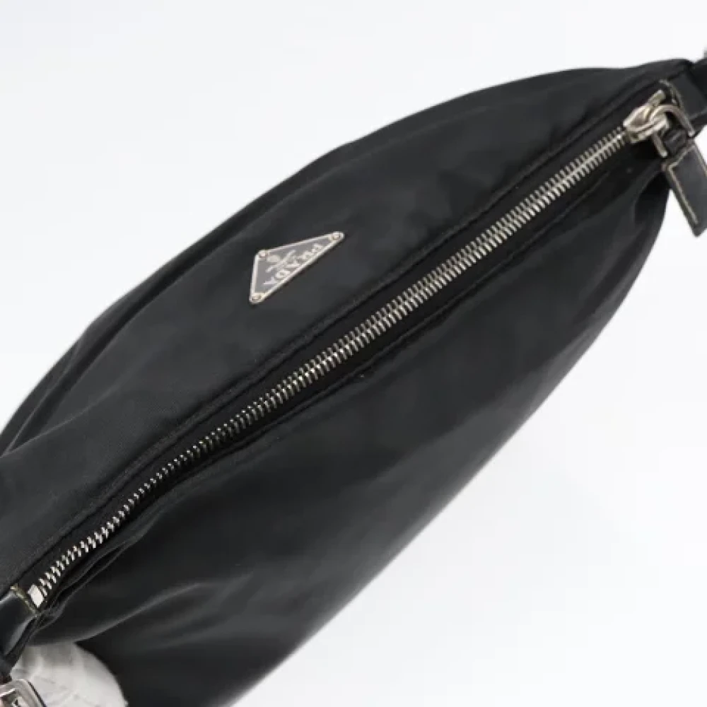 Prada Vintage Pre-owned Leather prada-bags Black Dames