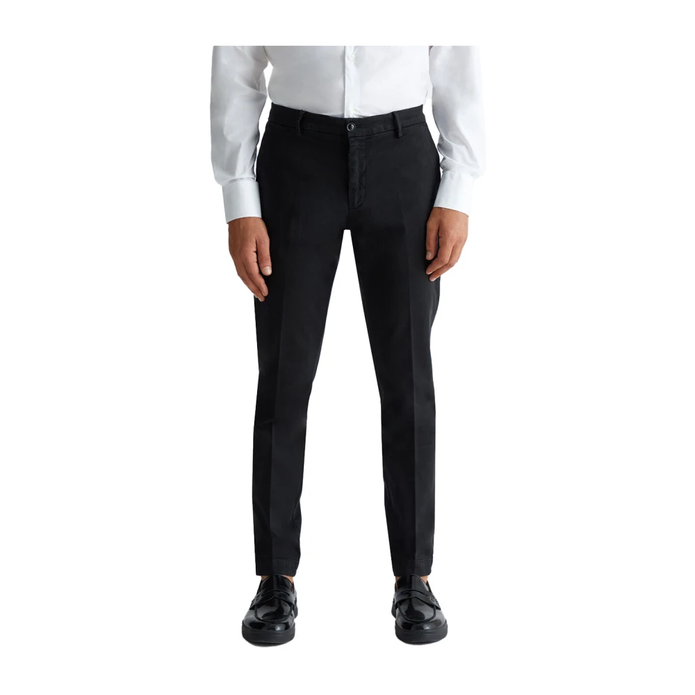 Liu Jo Moderne katoenen broek voor mannen Black Heren