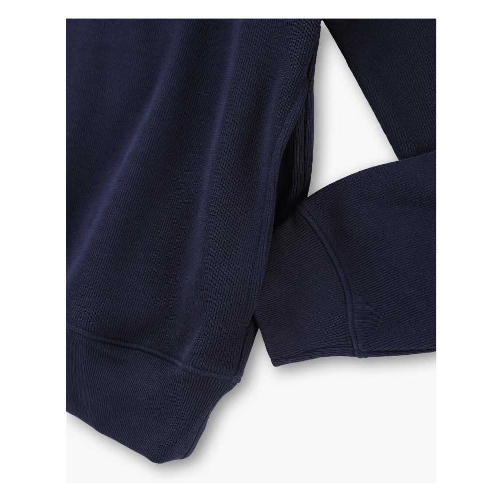 Lacoste Navy Quarter Zip Sweatshirt Urban Style Blue Heren