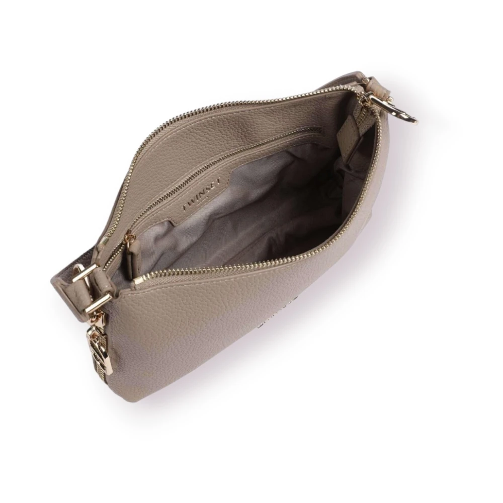 Twinset Eco-leren tassen Brown Dames