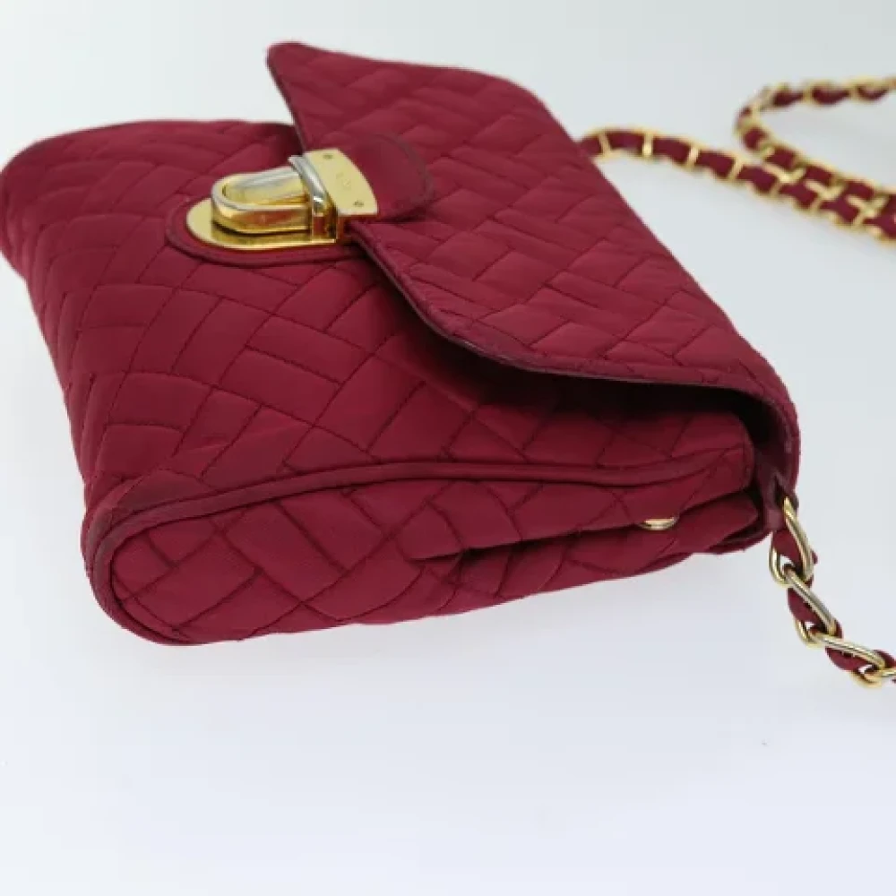 Prada Vintage Pre-owned Nylon prada-bags Pink Dames