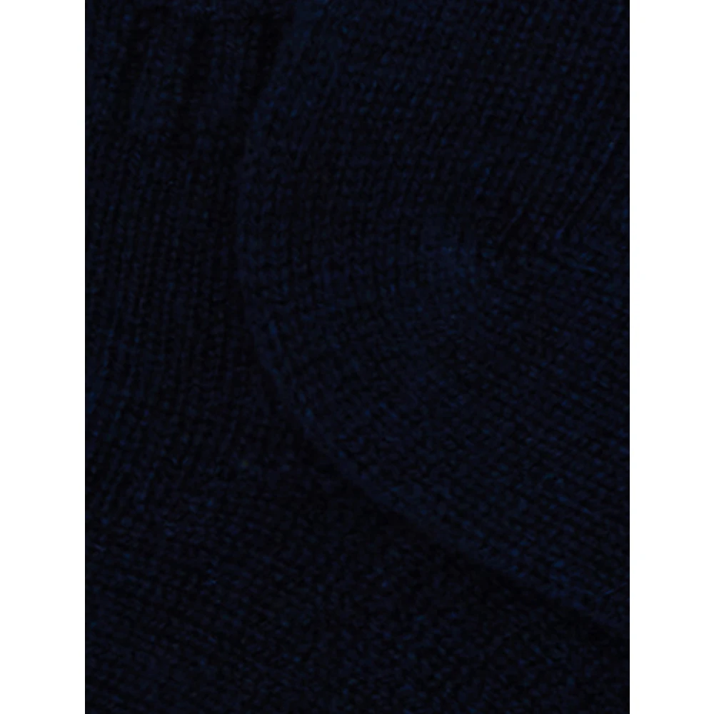 Gallo Blauwe Cashmere Enkelsokken Blue Dames