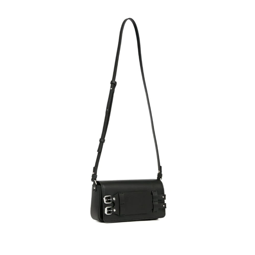 MM6 Maison Margiela Zwarte Schoudertas met Gesp Black Dames