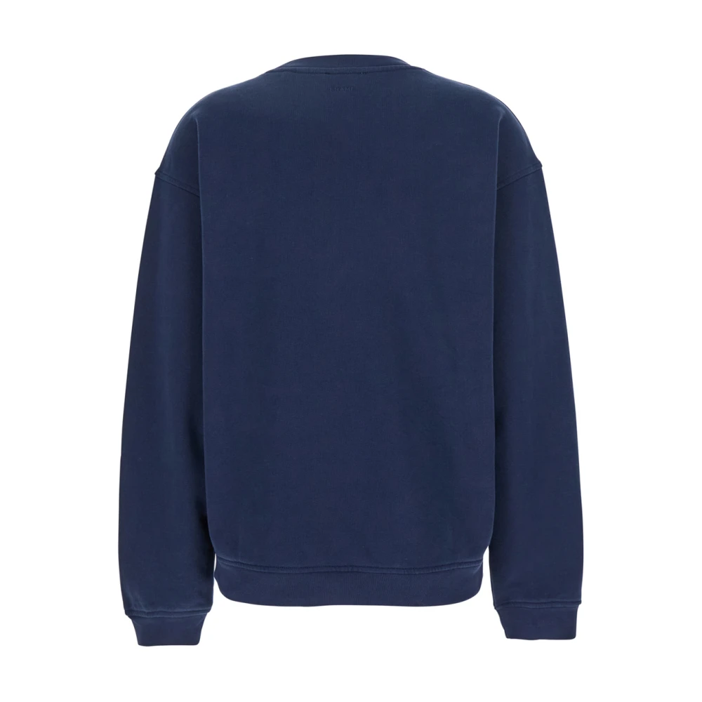 Frame Paris Sweater met Logo Borduursel Blue Dames