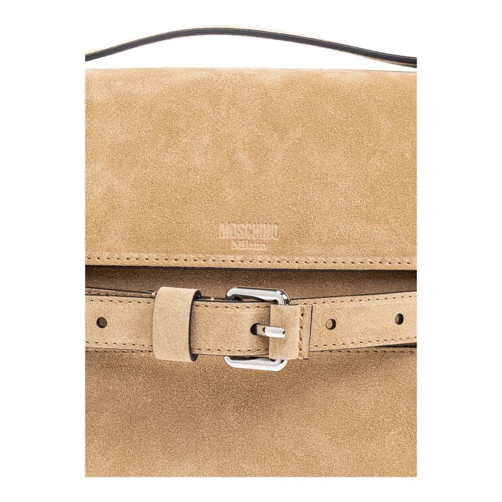 Moschino Suède handtas Beige Dames