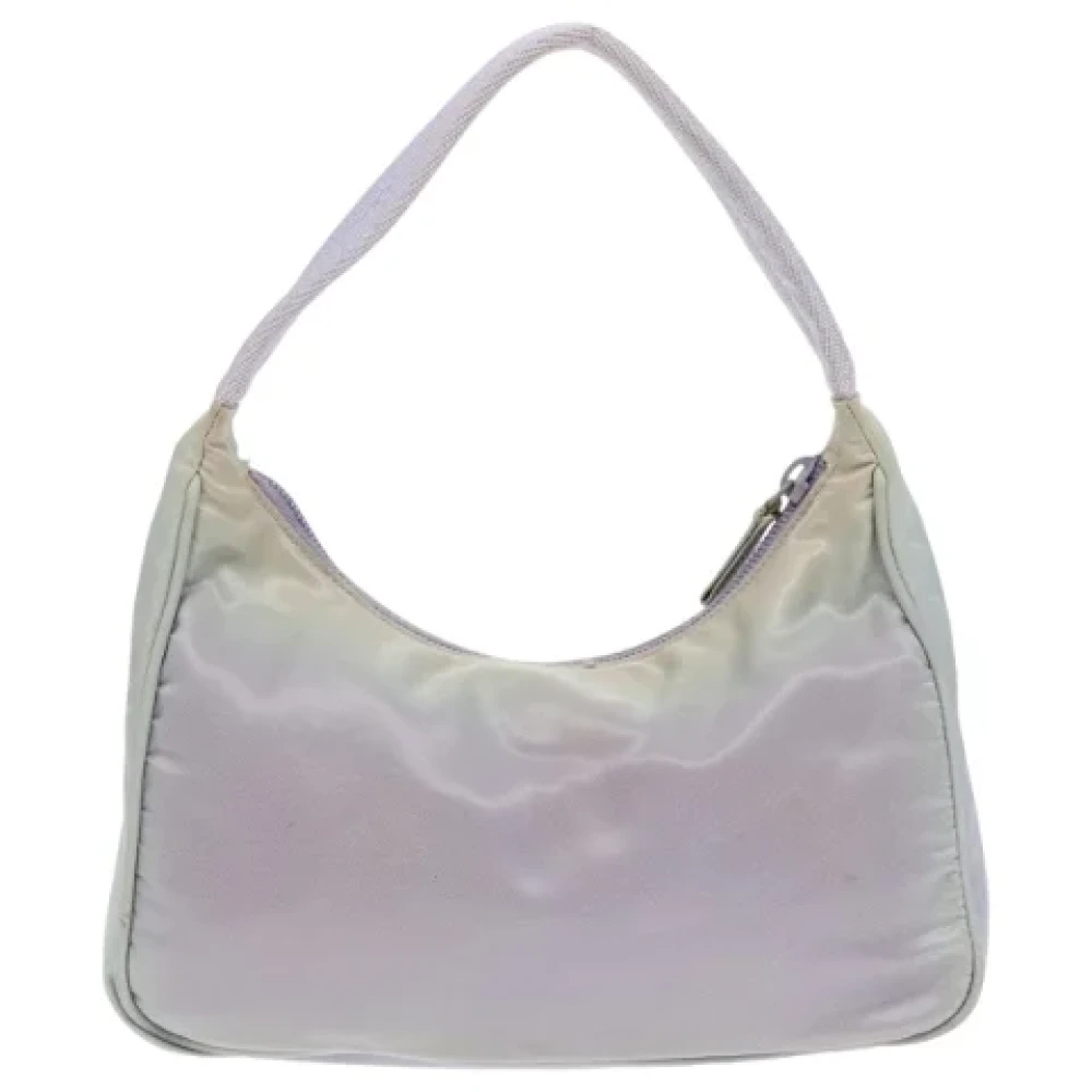 Prada Vintage Pre-owned Nylon handbags Purple Dames