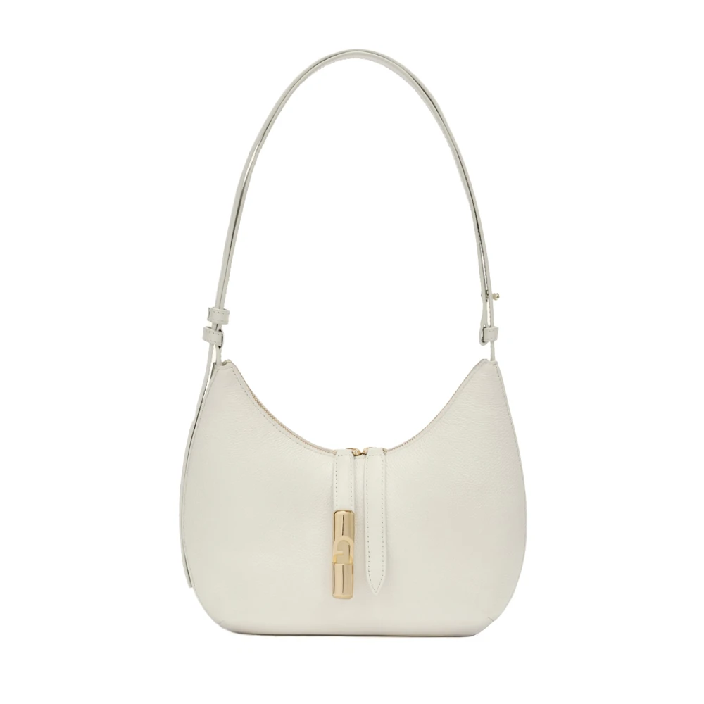 Furla Women's Beige Shoulder Bags, One Size, Goccia S Shoulder Bag