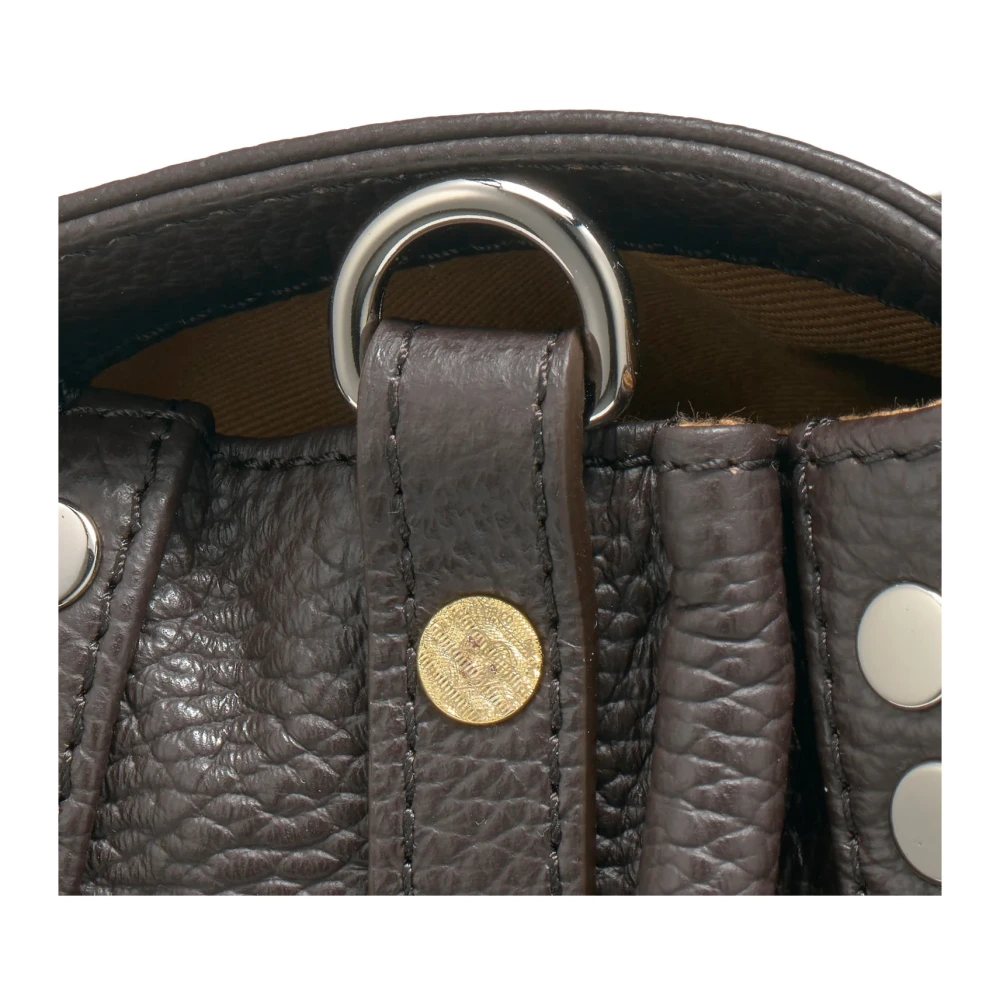 Zanellato Iconische leren schoudertas Brown Dames